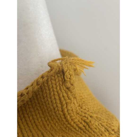 J Crew Always Oarsman Roll Neck Sweater‎ Womens XXS Sunflower Yellow Gold Preppy - Picture 5 of 6